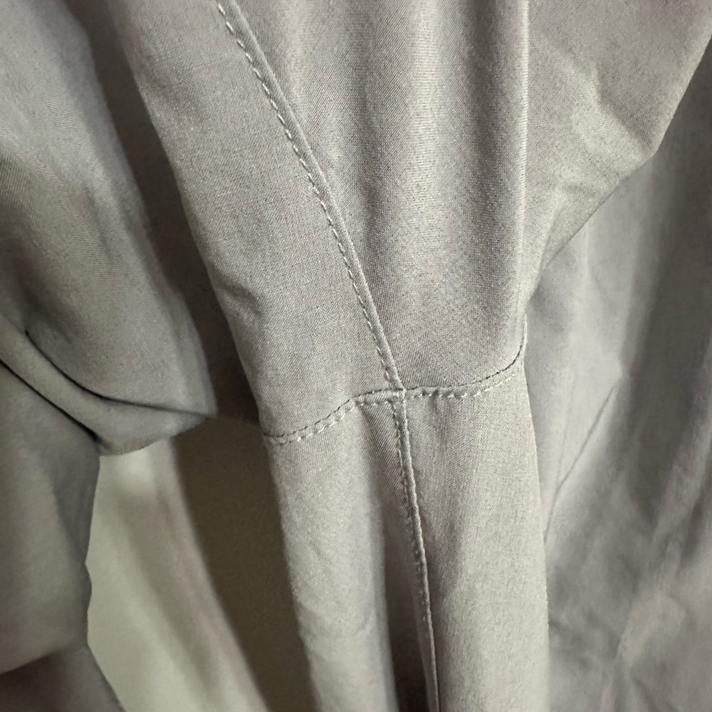 Gray Relaxed Fit Joggers with Elastic Cuffs - Picture 6 of 6
